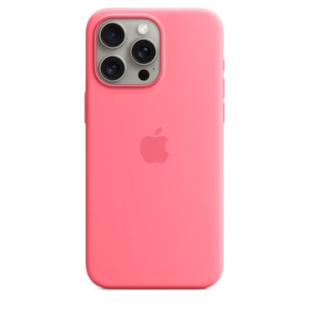 iPhone 15 Pro Max Silicone Mobile Case Pink