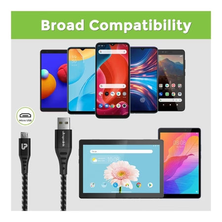 UltraProlink Zoom Micro USB Cable with 3A/15W Fast Charge