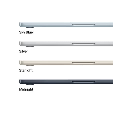 Apple MC6T4HN/A MacBook Air (Apple M4 Chip/16 GB/256 GB SSD/MacOS Sequoia/Liquid Retina), 34.46 cm (13.6 inch), Sky Blue