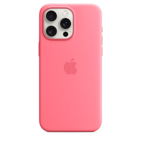 iPhone 15 Pro Max Silicone Mobile Case Pink
