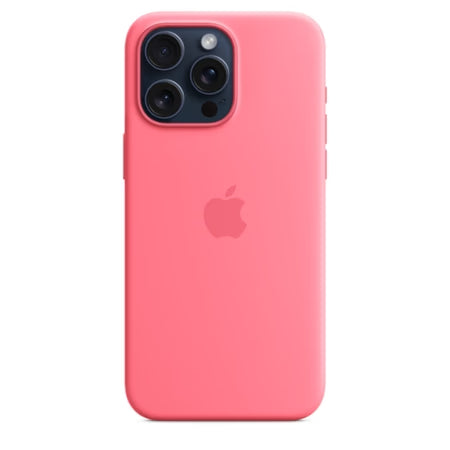 iPhone 15 Pro Max Silicone Mobile Case Pink